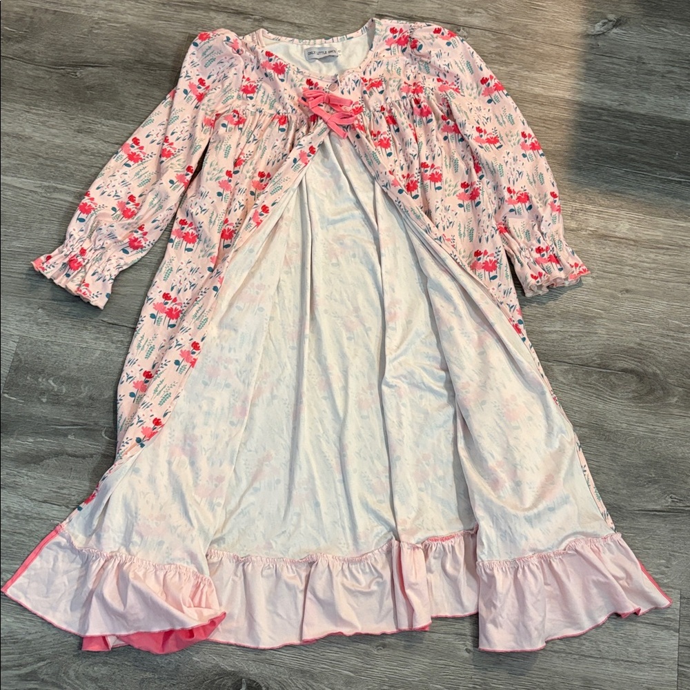 Floral Only Little Once Robe - Picture 3 of 3
